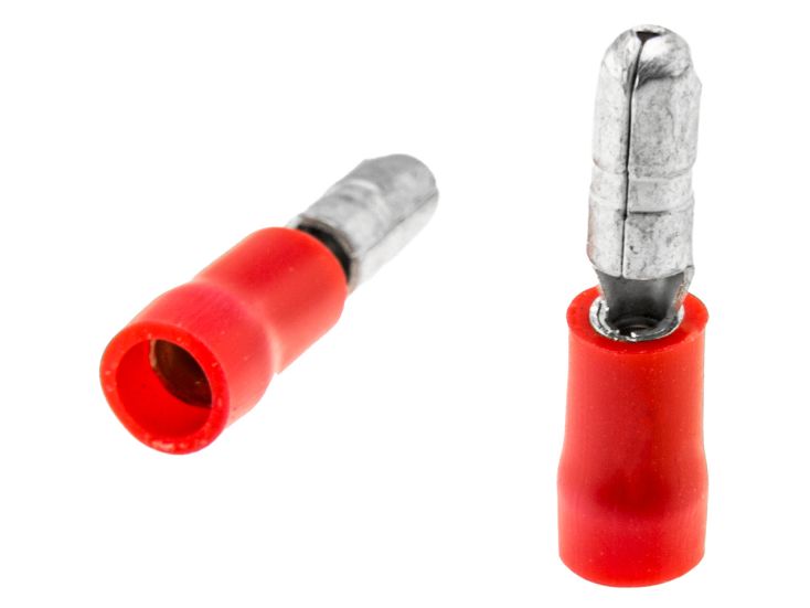 Runde Stecker 4 mm isoliert 10-er Set