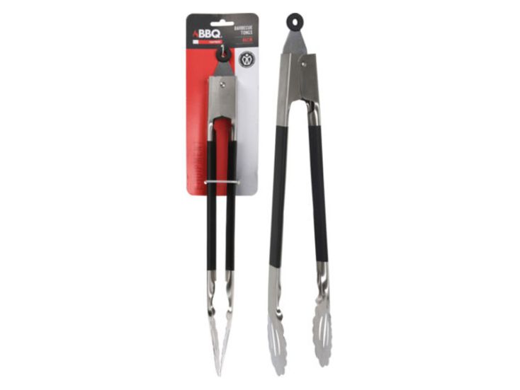 BBQ 46 cm Grillzange aus Edelstahl