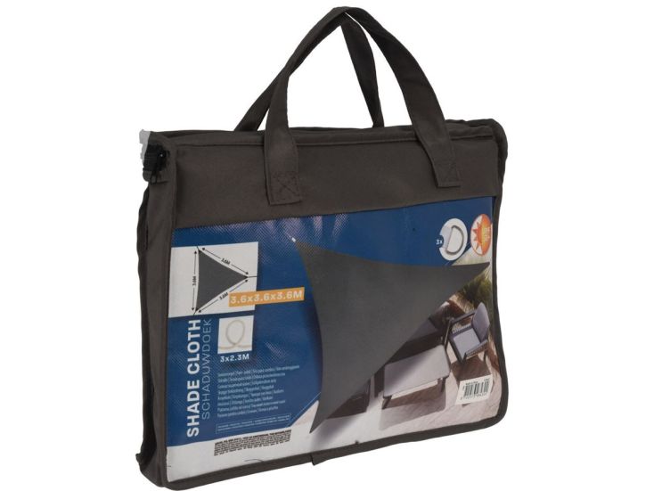 Sonnensegel Dreieck Grau