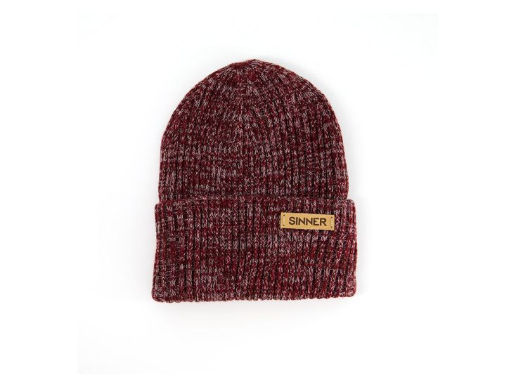 Sinner Monserrate Mütze - Melange Bordeaux Red