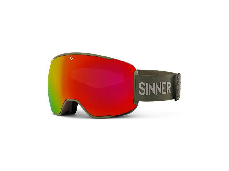 Sinner Snowflake Unisex Skibrille - Moss Green