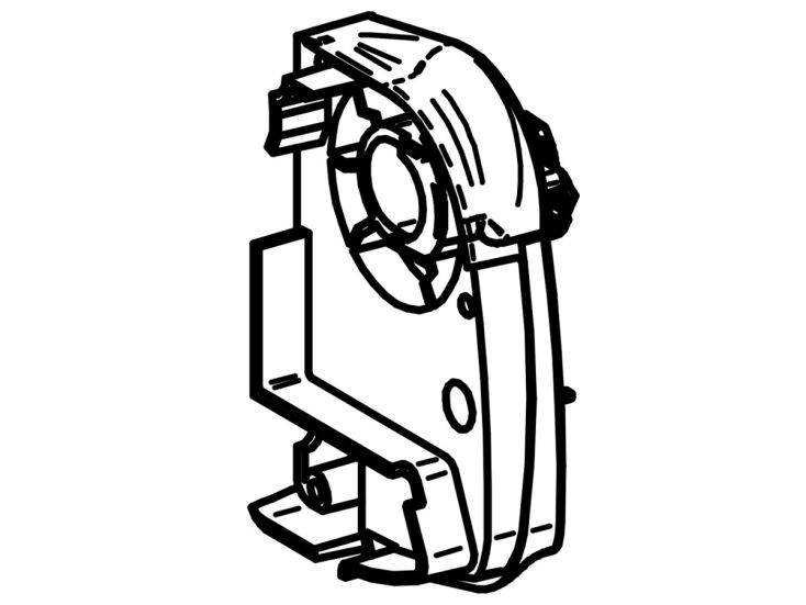 Thule Omnistor Gehäuseverschluss innen rechts 4900 Anthrazit
