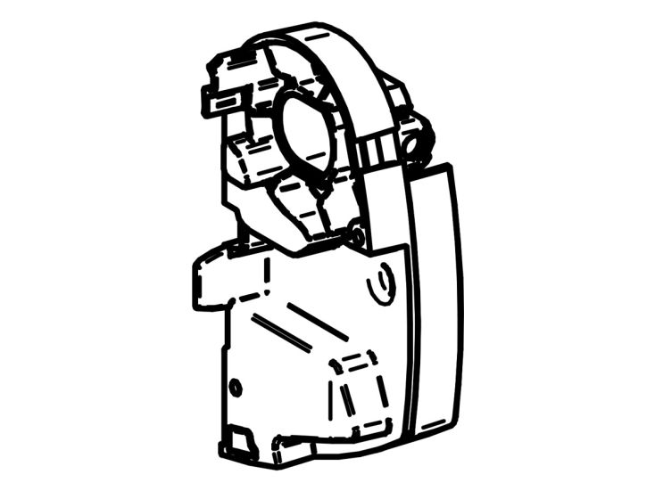 Thule Omnistor Endplatte rechts 5200 Aluminium