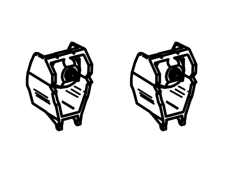 Thule Omnistor Set Halter Vorderschiene Tension Rafter 9200