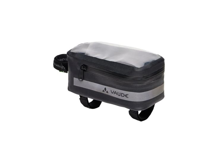 Vaude wasserdichte Oberrohrtasche für Handy - Schwarz