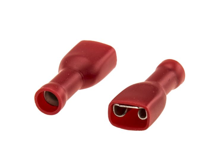 Flachsteckerhülse 6,3 x 0,8 mm