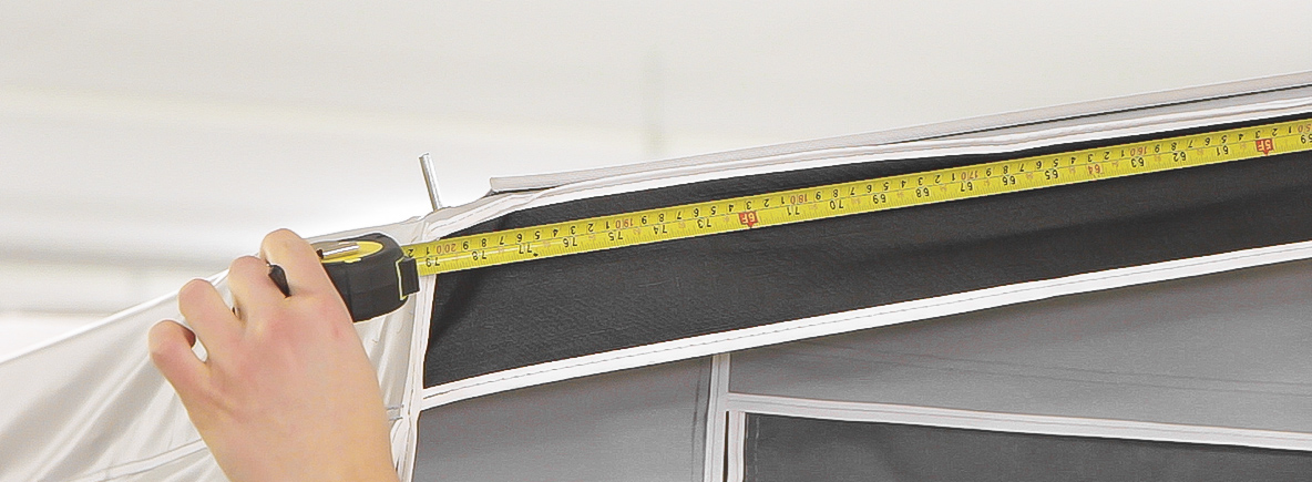 Größe Vorzeltvordach berechnen