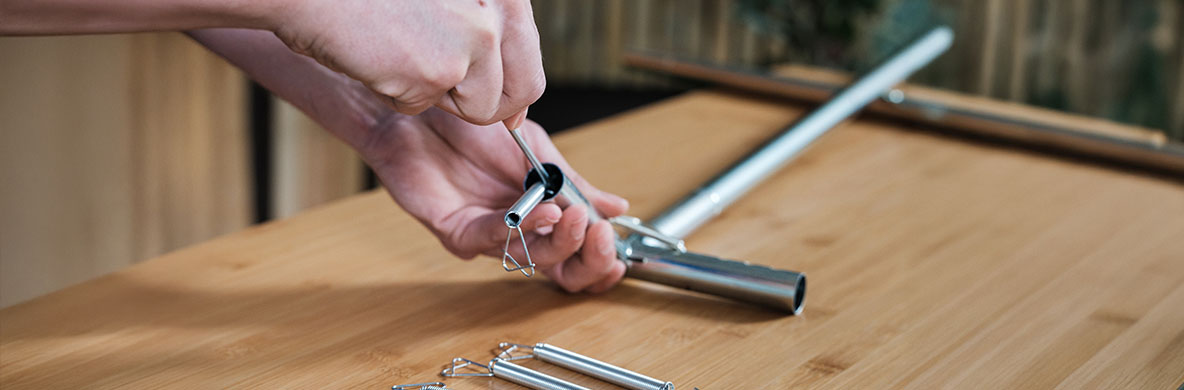 Zeltstange austauschen: Wie ersetze ich die Feder in einer Zeltstange?