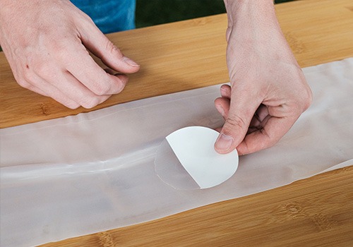 Leck im Luftschlauch