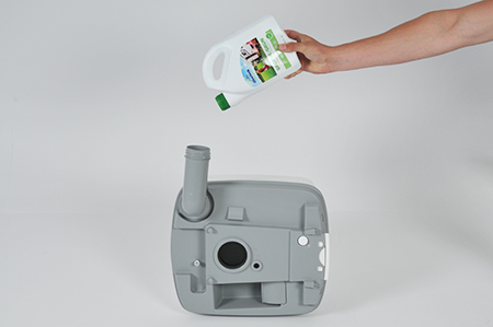 Porta Potti Flüssigkeit nachfüllen