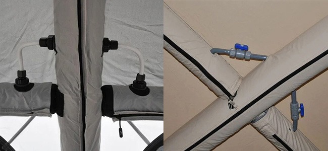 Verbindungen Zelte Konstruktion