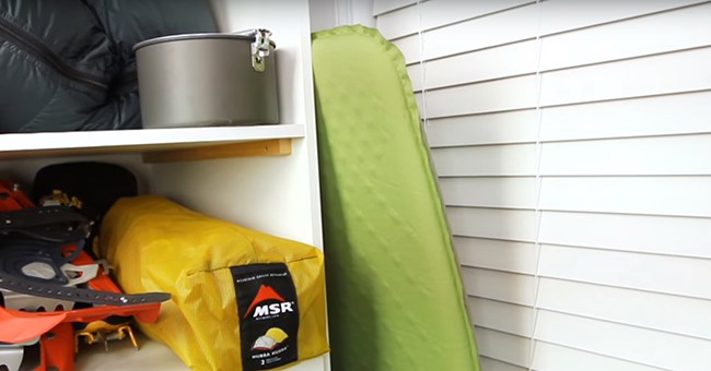 Schlafmatte aufbewahren